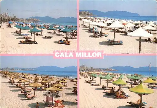 Cala Millor Mallorca Strand  Kat. Islas Baleares Spanien