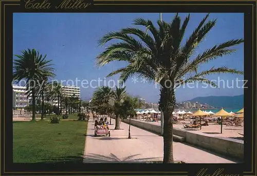 Cala Millor Mallorca Promenade Kat. Islas Baleares Spanien