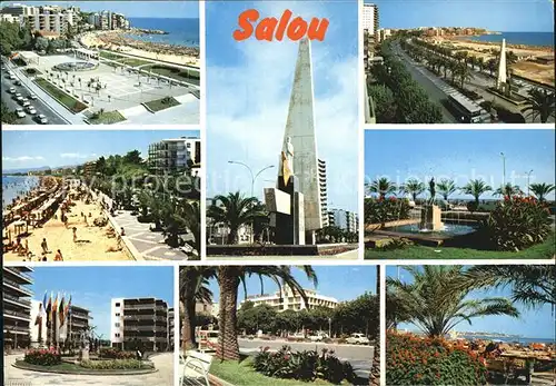 Salou Strandpromenade Park Monument Kat. Tarragona Costa Dorada