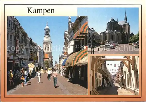 Kampen Niederlande Fussgaengerzone Kirche Kat. Kampen