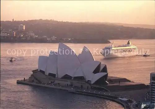 Sydney New South Wales The Crystal Symphony Opera at dawn Kat. Sydney