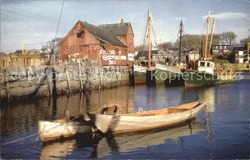 Rockport Massachusetts Fischerboote Kat. Rockport