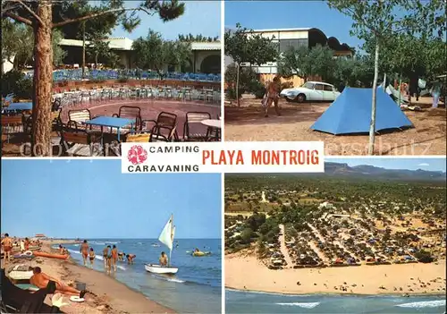 Tarragona Costa Dorada Camping Caravaning Playa Montroig Kat. Costa Dorada Spanien