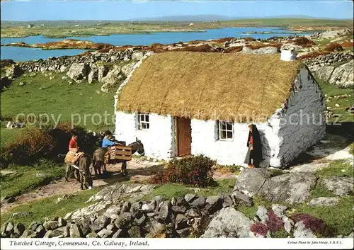 Galway Galway Thatched Cottage Connemara  Kat. Galway
