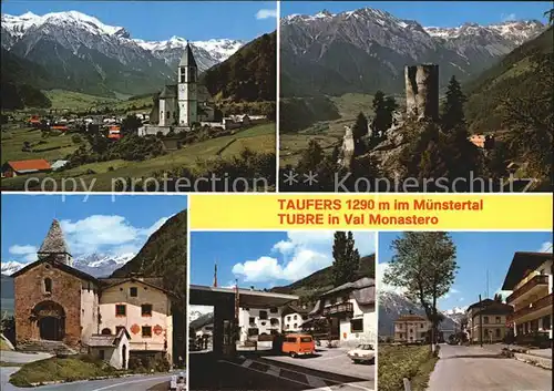 Taufers im Muenstertal Kirche Ruine Dorfmotive Kat. Italien