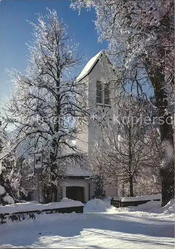 Lenk Simmental Protestantische Kirche Kat. Lenk Simmental