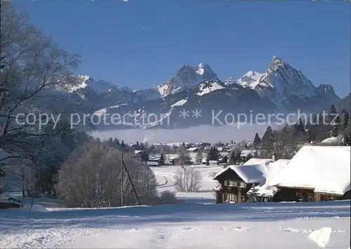 Saanenmoeser Schoenried Gummifluh Rueblihorn Kat. Saanenmoeser