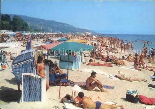 Slatni Pjassyzi Der Strand / Varna Bulgarien /