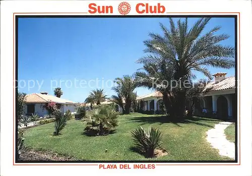 Playa del Ingles Gran Canaria Sun Club Garten Kat. San Bartolome de Tirajana