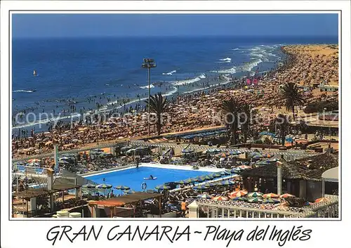 Playa del Ingles Gran Canaria Strand Kat. San Bartolome de Tirajana