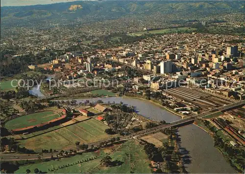 Adelaide Torrens River aerial view Kat. Adelaide