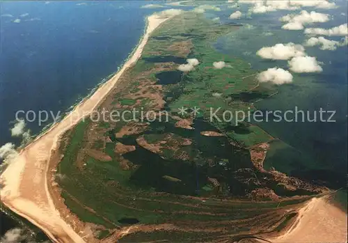 Terschelling van 10000 voet hoogte Nordseeinsel Fliegeraufnahme Kat. Niederlande