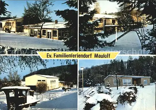 Weilrod Ev Familienferiendorf Mauloff Winterpanorama Kat. Weilrod