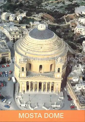 Malta Mosta Dome Fliegeraufnahme Kat. Malta