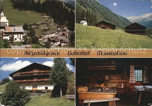 Ausservillgraten Mooshofalm Bodenhof Urlaub auf dem Bauernhof Sommerpanorama Alpen Kat. Ausservillgraten