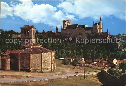 Segovia Kirche und Schloss Alcazar Kat. Segovia