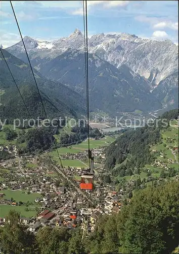 Schruns Vorarlberg Hochseilbahn Zimba Vandanser Steinwand Montafon  Kat. Schruns