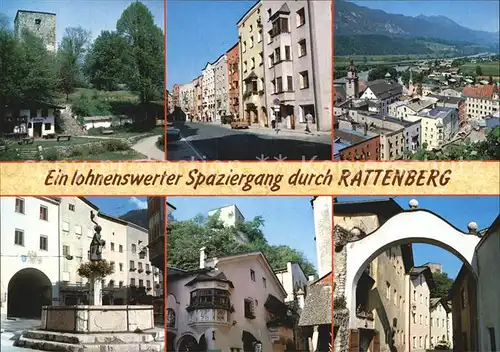 Rattenberg Tirol Stadtbrunnen Festung Malerwinkl Kat. Rattenberg