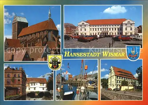 Wismar Mecklenburg Hansestadt Nicolaikirche Hafen