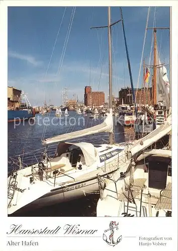 Wismar Mecklenburg Hansestadt Alter Hafen