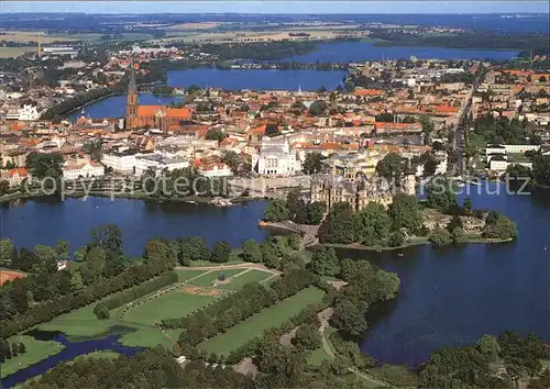 Schwerin Mecklenburg Luftaufnahme Kat. Schwerin