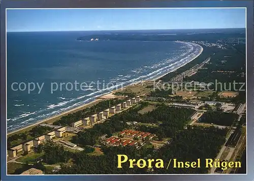 Prora Ruegen Luftaufnahme Kat. Binz