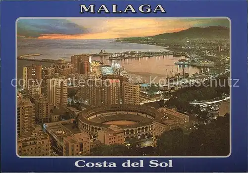Malaga Andalucia Costa del Sol Luftbild Kat. Malaga