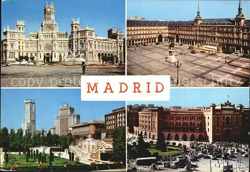 Madrid Spain Palacio Real Plaza Major  Kat. Madrid