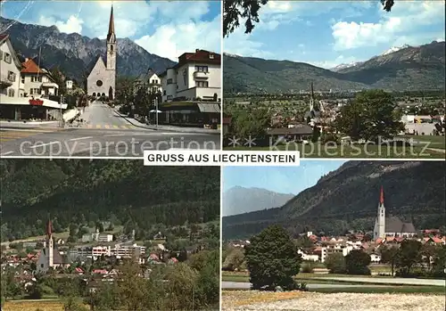 Schaan Liechtenstein Fuerstentum Liechtenstein Ortsansichten Kat. Liechtenstein