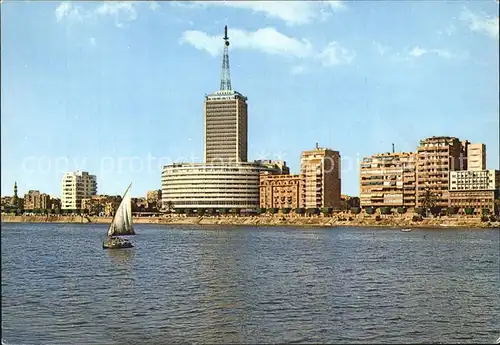 Cairo Egypt Hochhaus Arabisches Fernsehen Kat. Cairo