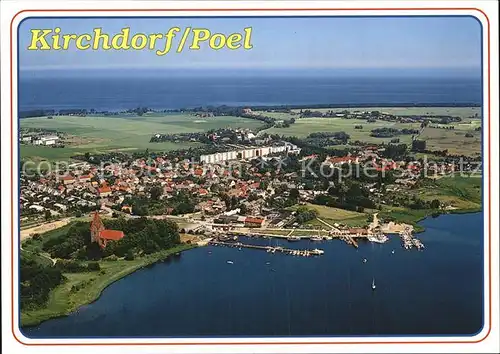 Poel Insel Kirchdorf Luftbild Kat. Insel Poel