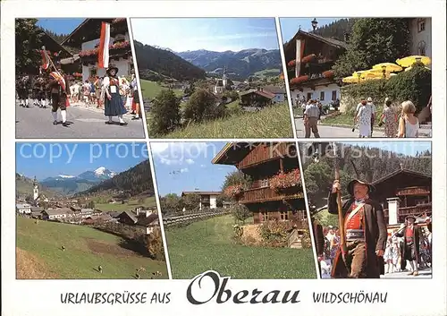 Oberau Tirol Hochtal Wildschoenau Trachtenumzug  Kat. Wildschoenau