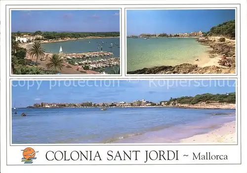 Sant Jordi Mallorca Strand Hafen Panorama