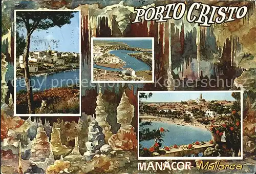 Porto Cristo Manacor Tropfsteinhoehle  Kat. Mallorca