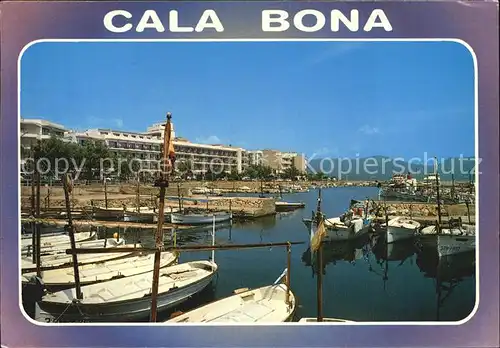 Cala Bona Hafen Kat. Mallorca Islas Baleares