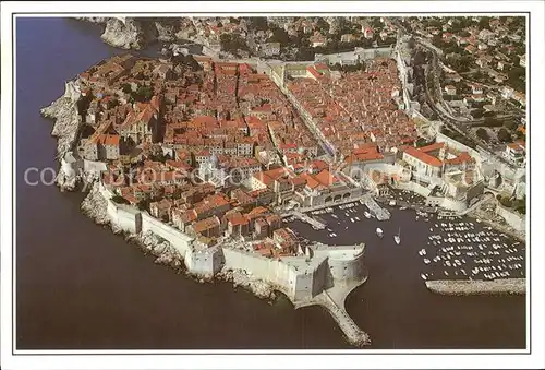 Dubrovnik Ragusa Luftbild Kat. Dubrovnik