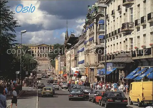 Oslo Norwegen Karl Johanns Gate Kat. Oslo