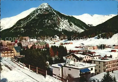 Davos GR Dorfteil Blick Seehorn Kat. Davos