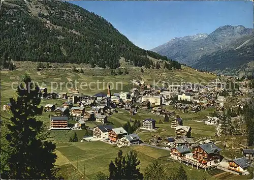 Saas Fee Panorama Kat. Saas Fee