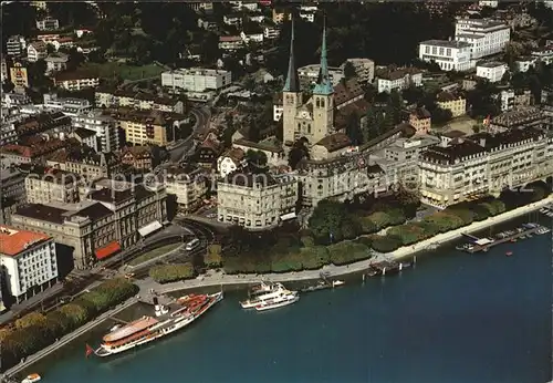 Luzern LU Hofkirche Schiffsrestaurant Wilhelm Tell Kat. Luzern