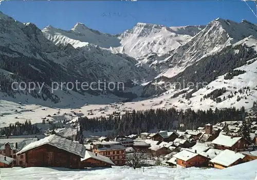 Adelboden Tierhoernli Steghorn Wildstrubel Fitzer Kat. Adelboden