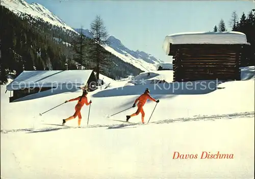 Davos Dischma GR Winter Schwarzhorn / Davos /Bz. Praettigau-Davos