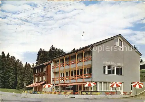 Jaunpass Hotel des Alpes Kat. Jaun