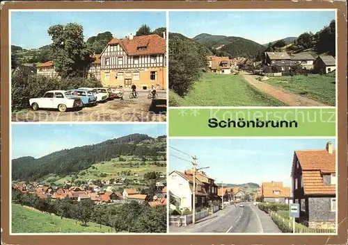 Schoenbrunn Hildburghausen FDGB Erholungsheim Huette Ortspartie