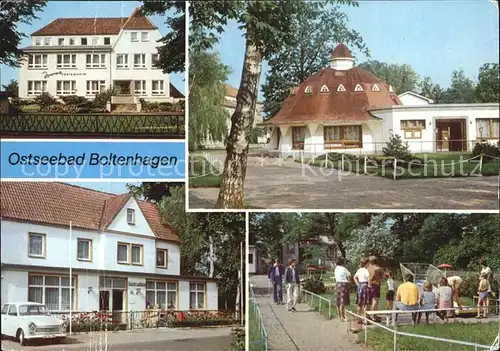 Boltenhagen Ostseebad Zentrag Ferienheim Pavillon Bar Kurverwaltung Minigolfanlage Kat. Ostseebad Boltenhagen