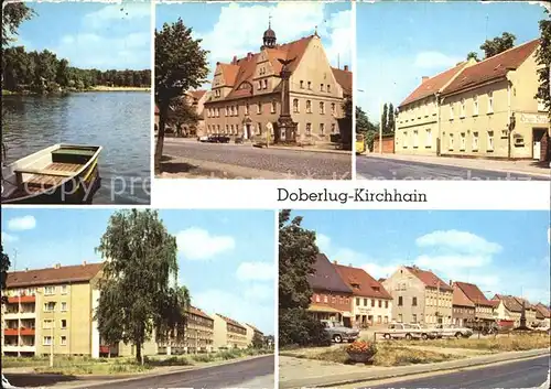 Kirchhain Doberlug Kirchhain Bad Erna Rathaus HOG Gruener Berg Bahnhofstrasse Hauptstrasse Kat. Doberlug Kirchhain