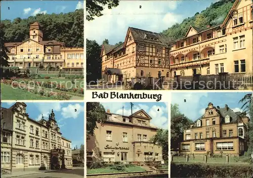 Bad Blankenburg FDGB Heime HO Gaststaette Schwarzatal Hotel Eberitzsch Kat. Bad Blankenburg