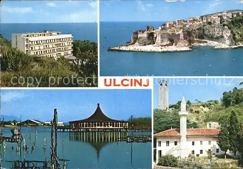 Ulcinj Kirche Stadtansichten Kat. Montenegro