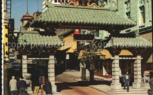 San Francisco California China Gate Kat. San Francisco