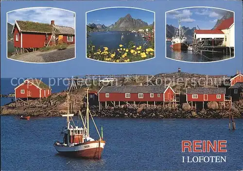 Reine Norwegen Lofoten Boot 